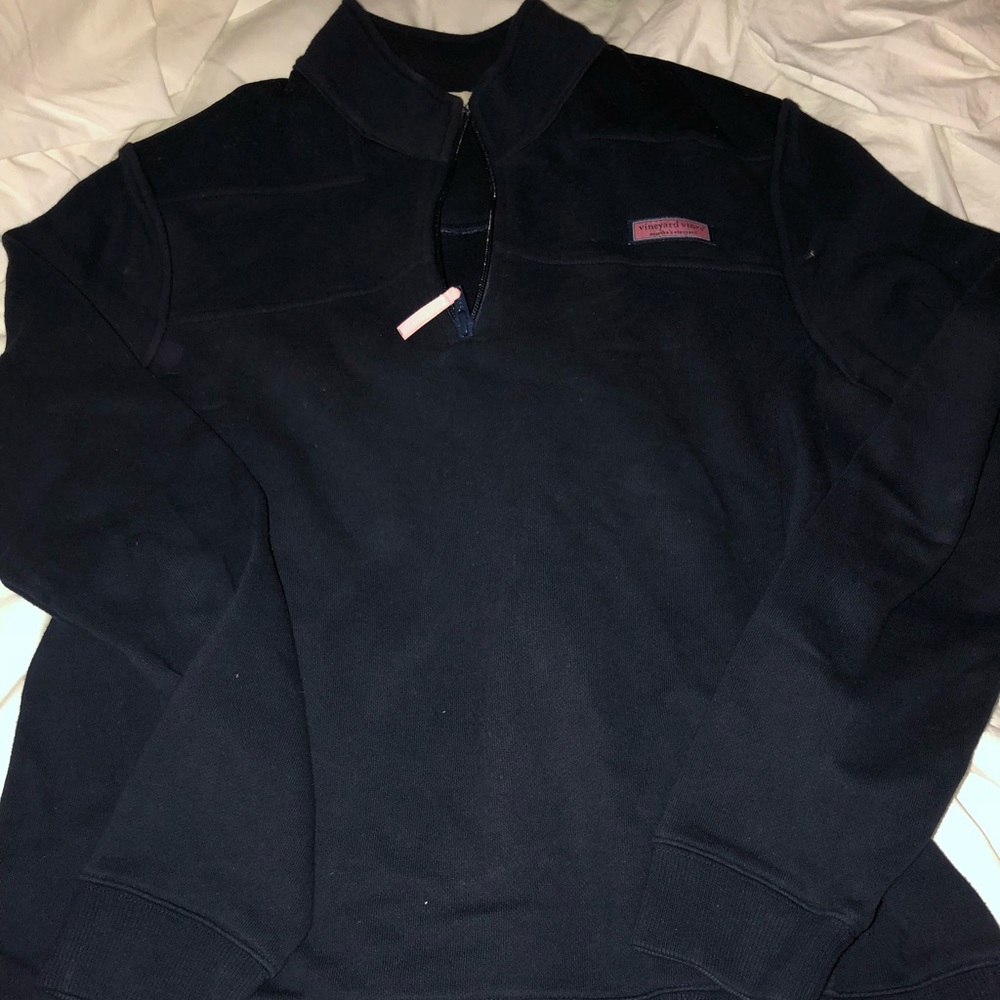 Vineyard Vines Navy Shep Shirt 1/4 Zip